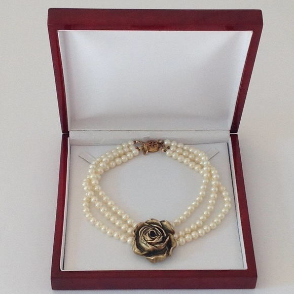 🍃🌹Designed by Paula '3 Tiered' Choker ~ Rose - Picture 3 of 7